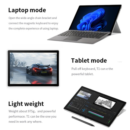 ONE-NETBOOK T1 2 in 1 Tablet PC 8GB+512GB Win 11 WiFi6 BT by ONE-NETBOOK