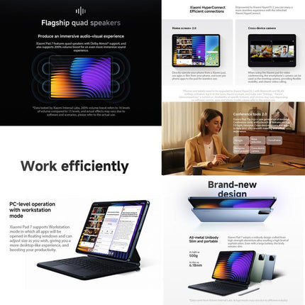 Xiaomi Pad 7 Global Tablet 8GB+256GB 11.2 Pulgadas