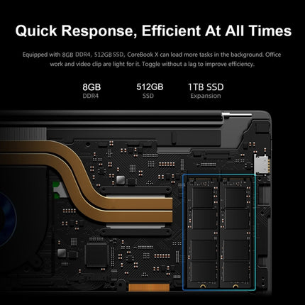 CHUWI CoreBook X Laptop I5-8259U 14 8GB+512GB WiFi Dual Band by CHUWI