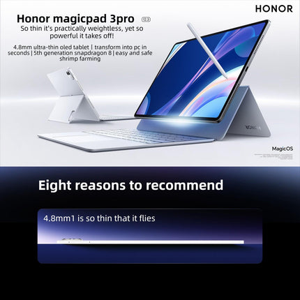 Honor MagicPad3 Pro Tablet PC 12.3" OLED 16GB 512GB WiFi