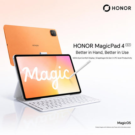 Honor MagicPad4 Tablet WiFi 12.1 pulgadas 165Hz 12GB 256GB MagicOS 10 Snapdragon 8s Gen4