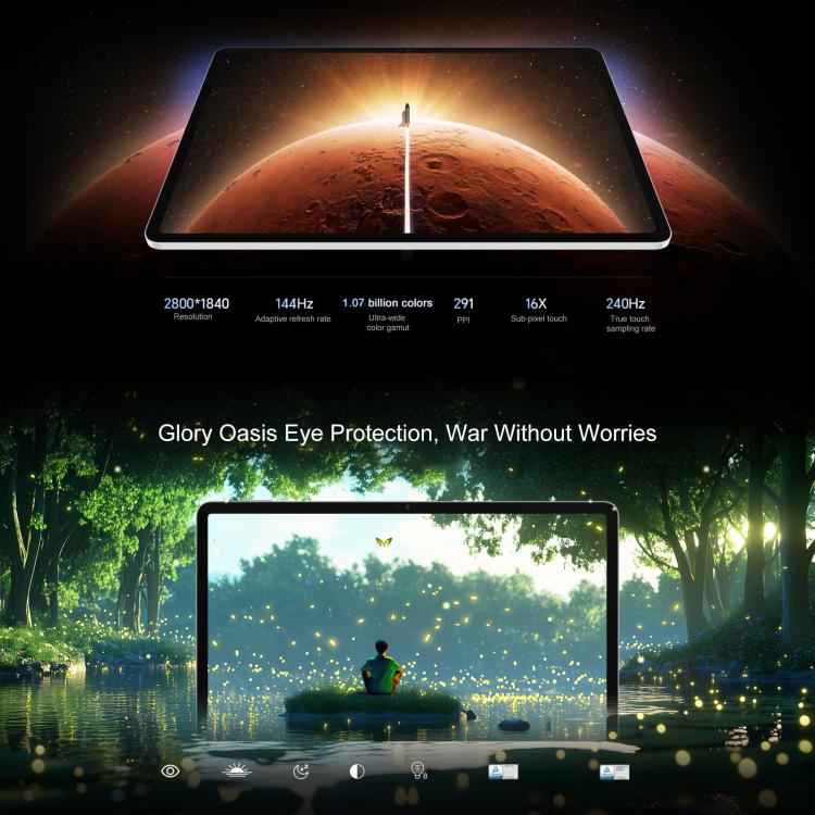 Honor Pad GT WiFi Tablet PC, 11.5 inch 8GB+128GB MagicOS 9.0 Dimensity 8350 Ultra Octa Core, 8GB+128GB