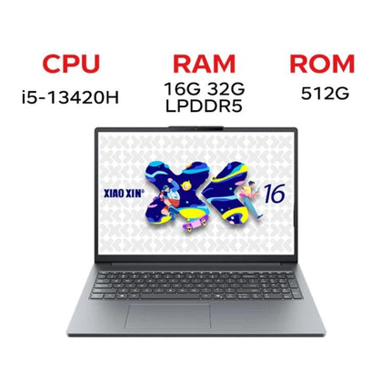 Lenovo XiaoXin 16 SE 2025 Laptop 16GB+512GB Windows 11 Rendimiento 8 Núcleos