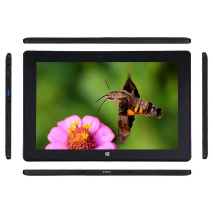 Hongsamde Tablet PC 12GB 128GB 10.1 Pulgadas Windows 11 Intel Celeron N4120 Sin Teclado Funda de Cuero Enchufe US