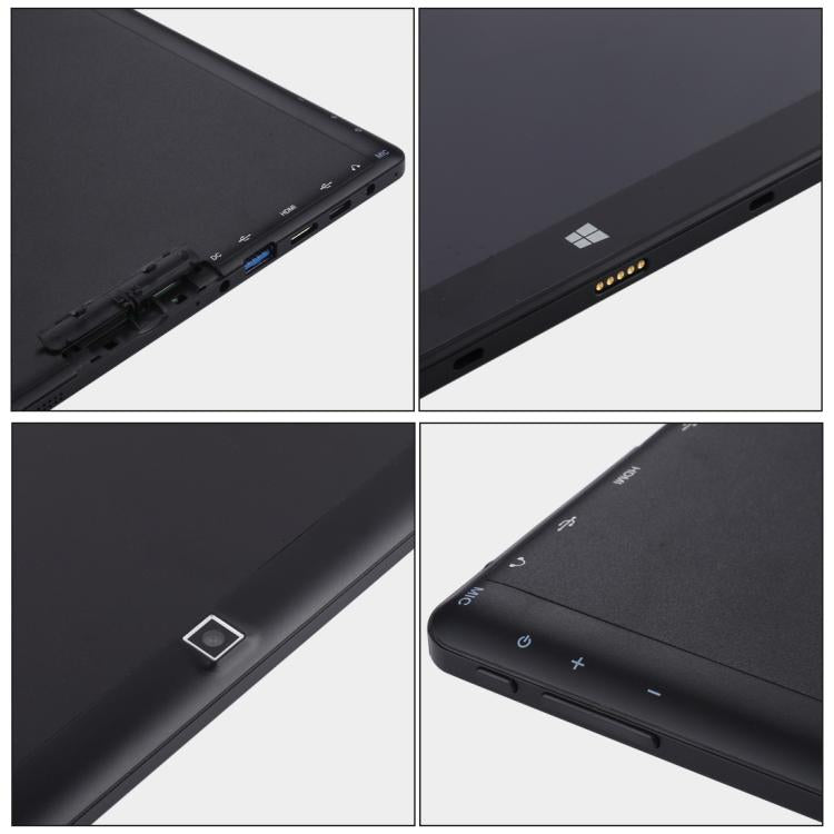 Tableta PC Hongsamde, 12 GB + 128 GB, 10,1 pulgadas, Windows 11, Intel Gemini Lake Celeron, sin teclado, funda de cuero