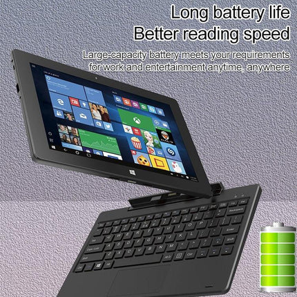 Hongsamde Tablet PC 12GB 128GB 10.1 Pulgadas Windows 11 Intel Celeron N4120 Sin Teclado Funda de Cuero Enchufe US