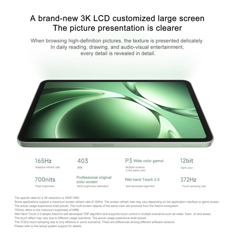 Xiaomi REDMI K Pad 8.8 Pulgadas 16GB+512GB MediaTek Dimensity 9400 Pantalla 3K 165Hz