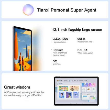 Lenovo Xiaoxin Pad 12.1 pulgadas 8GB 128GB MediaTek Dimensity 6400