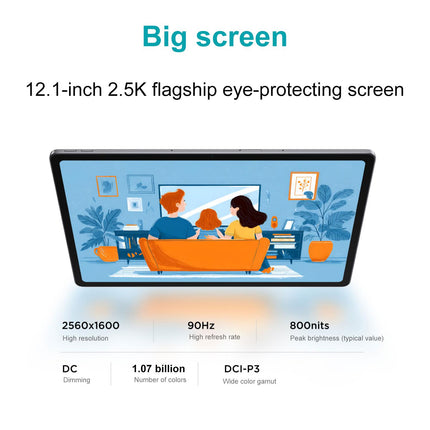 Lenovo Xiaoxin Pad 12.1 pulgadas 8GB 256GB WiFi Tablet Gris