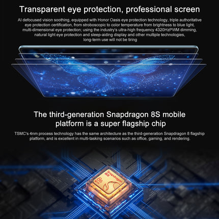 Honor Pad GT Pro Tablet PC 12.3" 8GB 128GB OLED 144Hz Azul