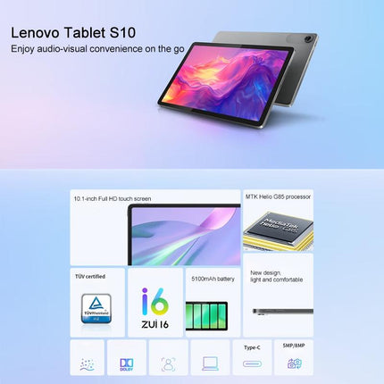 Lenovo S10 Tablet 10.1 pulgadas 8GB 128GB ZUI16 Gris