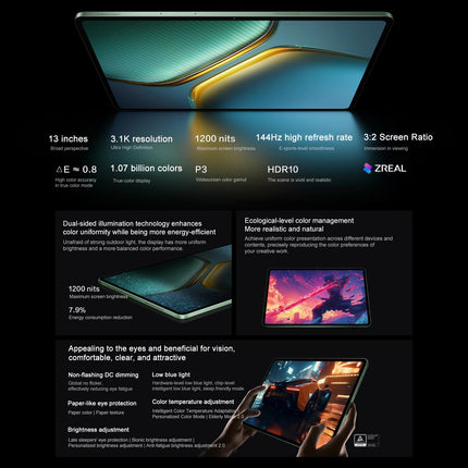 vivo iQOO Pad5 Pro Tablet PC 13 pulgadas 12GB 256GB OriginOS 5