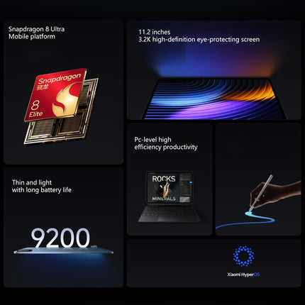 Xiaomi Pad 8 Pro 11.2 pulgadas 8GB 256GB Snapdragon 8 Elite