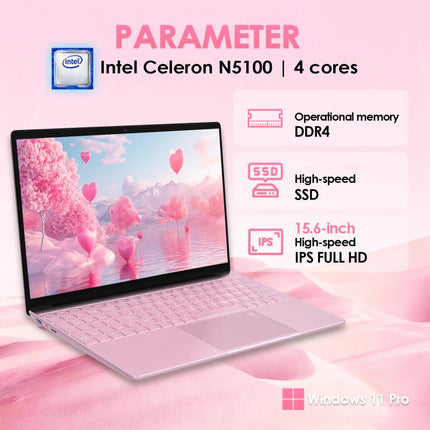 GXMO T152J Laptop Windows 11 Pro N5100 Desbloqueo Por Huella EU Plug