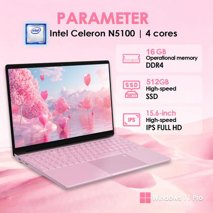 GXMO T152J Laptop 16GB+512GB Windows 11 Pro Desbloqueo por Huella