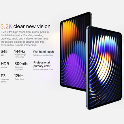 Xiaomi Pad 7 Pantalla 11.2" 8GB 256GB Snapdragon 7+ Gen3 Azul