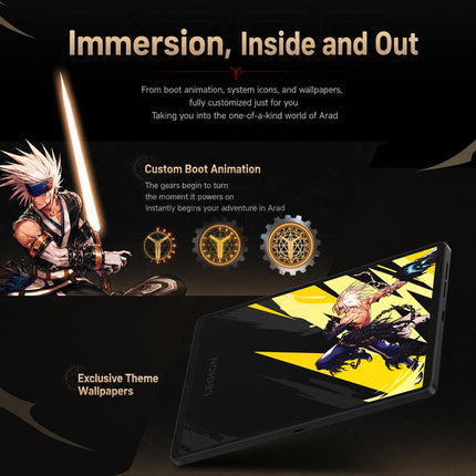 Lenovo LEGION Y700 Gen5 DNF Edition Tablet Gaming 8.8 Pulgadas 12GB RAM 512GB ROM Snapdragon 8 Elite Gen5 Android 16