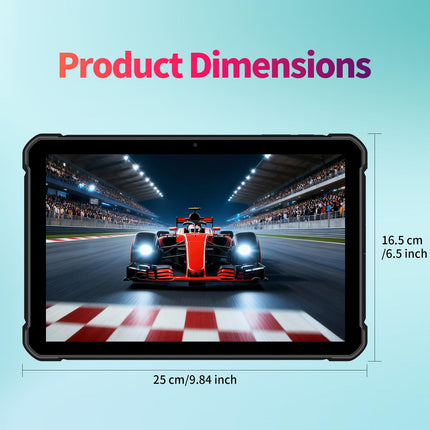 UNIWA UTAB R1040 Tablet Resistente IP67 10.1 Pulgadas 8GB RAM 128GB ROM Android 15 4G