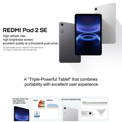REDMI Pad 2 SE Tablet 9.7" 6GB 128GB Snapdragon 6s HyperOS 3