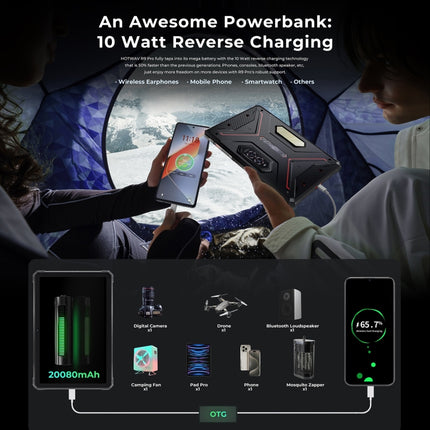 HOTWAV Tab R9 Pro Tableta IP68 6GB+256GB 4G Android 14 by HOTWAV