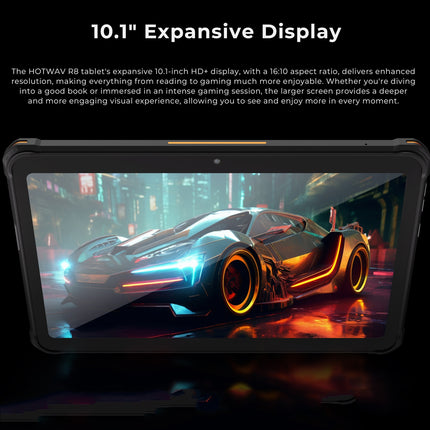 HOTWAV Tab R8 Tablet Rugged 10.1" 4GB 128GB Android 14 IP68/IP69K
