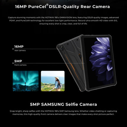 HOTWAV Tab R8 Tableta 4GB+128GB IP68 4G Android 14 Global