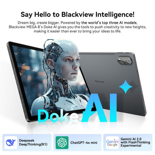 Blackview MEGA 8 Tableta 12GB+256GB 13 Pulgadas 4G Versión Global by Blackview