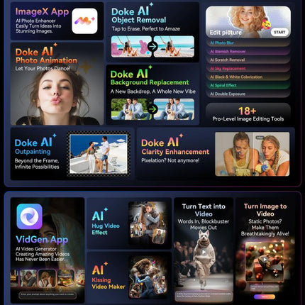 Blackview MEGA 8 Tableta 12GB+256GB 13 Pulgadas 4G Versión Global