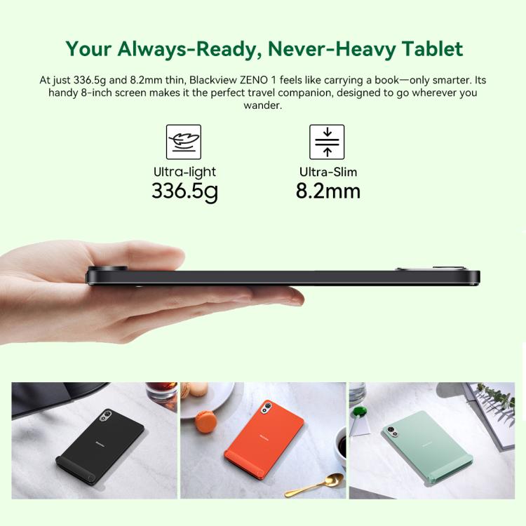 Blackview ZENO 1 Tablet 8 Pulgadas Android 15 4G 4GB+64GB