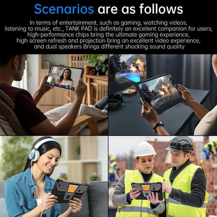 Unihertz 8849 Tank Pad E Tableta 12GB+512GB 4G Proyector by Unihertz