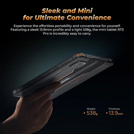 OUKITEL RT3 Pro Tablet Rugged 4GB 128GB Pantalla 8 pulgadas