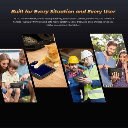 OUKITEL RT3 Pro Tableta IP68 Duradero 4GB128GB 8Pulgadas 4G