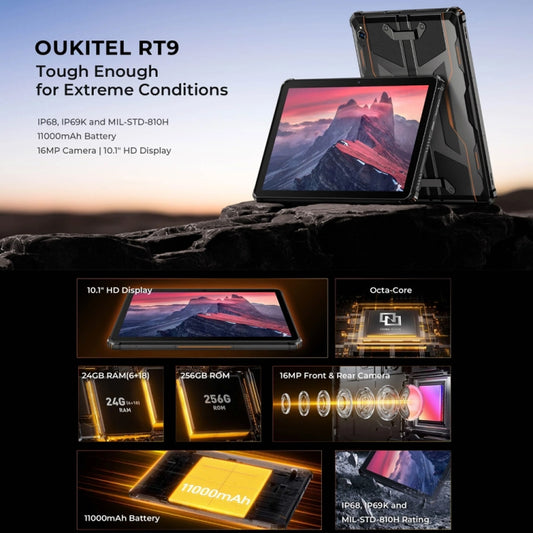 OUKITEL RT9 Tableta Robusta 6GB+256GB 11 Pulgadas Pantalla by OUKITEL
