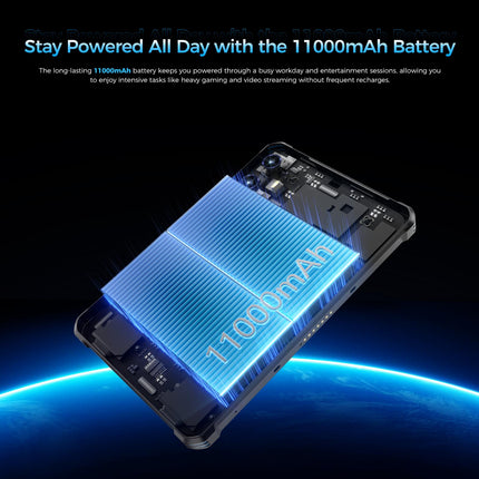 OUKITEL RT3 Plus Tablet Rugged 8.0" 4GB 128GB IP68 Android 15