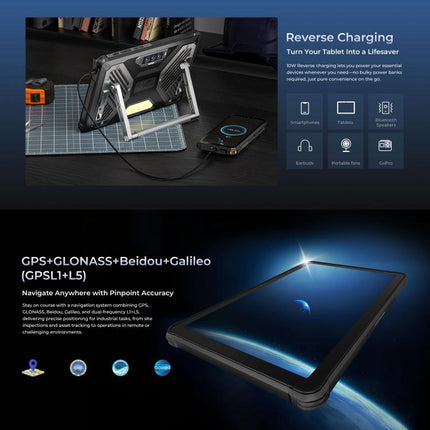 OUKITEL RT10 Tablet 12GB+512GB 11 Pulgadas 5G Resistencia IP68/IP69K