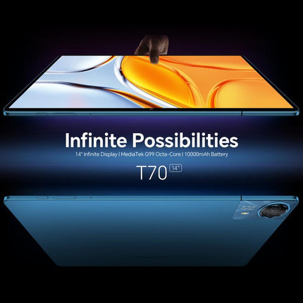 Teclast T70 Tablet PC 14 Pulgadas 8GB RAM 128GB Almacenamiento Android 15 Helio G99 Dual SIM