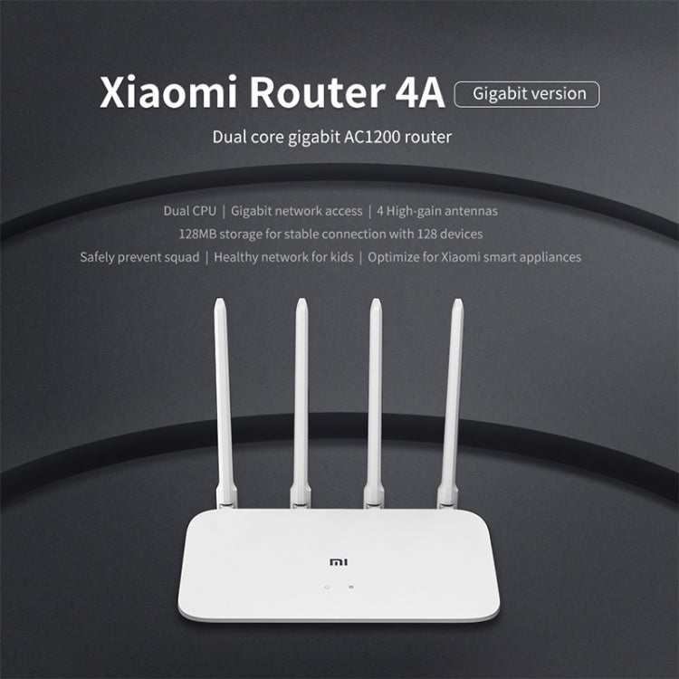 Xiaomi Router 4A AC1200 Doble Banda 1167Mbps 128MB Gigabit