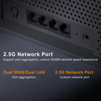 Router Xiaomi BE6500 WiFi 7 Banda Dual 2.5G 4 Núcleos 512MB