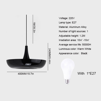 YWXLight Lámpara Colgante LED Para Jardín E27 Decorativa