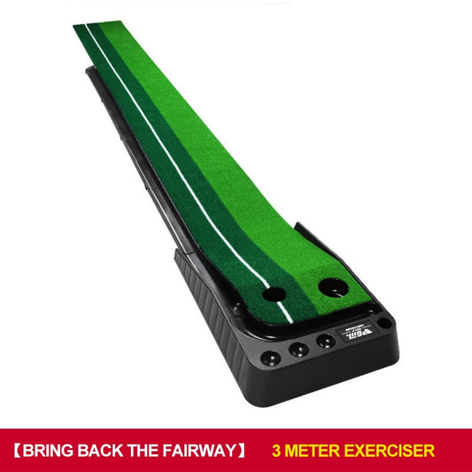 PGM 3m Entrenador Putt Golf Indoor Ritmo Retorno Automático