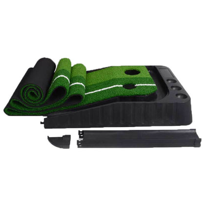 PGM 3m Entrenador Putt Golf Indoor Ritmo Retorno Automático