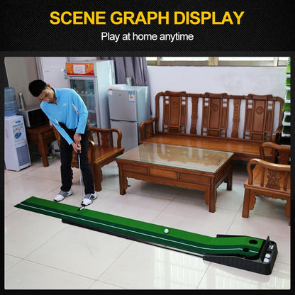 PGM 3m Entrenador Putt Golf Indoor Ritmo Retorno Automático