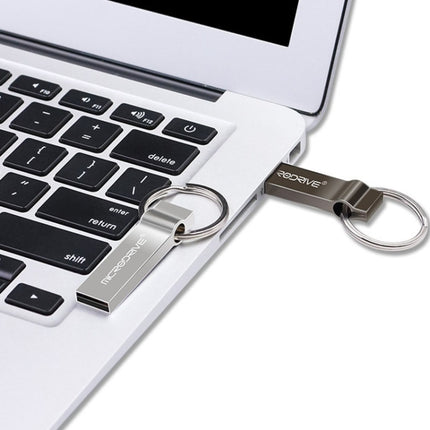 MicroDrive 128GB USB 2.0 Metal Llavero U Disco Unidad USB Llavero Metal