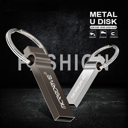 MicroDrive 128GB USB 2.0 Metal Llavero U Disco Unidad USB Llavero Metal