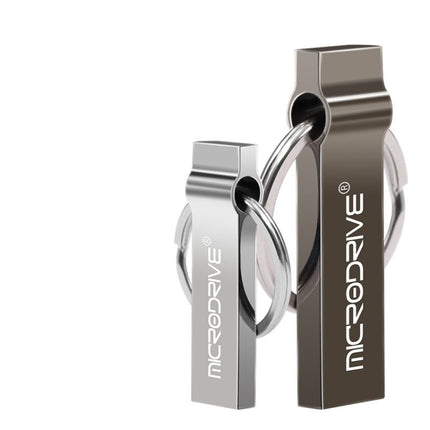 MicroDrive 128GB USB 2.0 Metal Llavero U Disco Unidad USB Llavero Metal