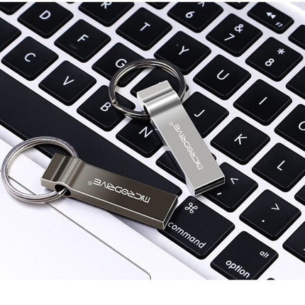 MicroDrive 128GB USB 2.0 Metal Llavero U Disco Unidad USB Llavero Metal