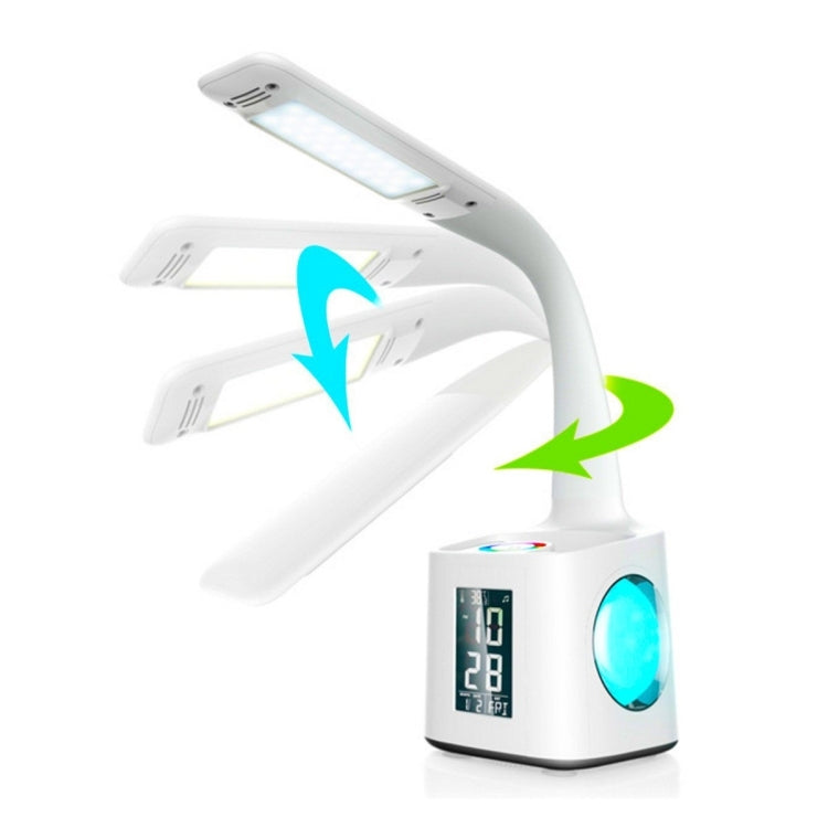 YWXLight 10W Lámpara De Mesa Con Control Táctil Portalápiz
