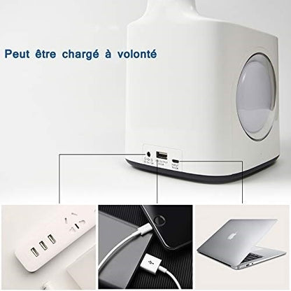 YWXLight 10W Lámpara De Mesa Con Control Táctil Portalápiz