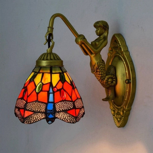 YWXLight E275 Aplique de pared LED 250mm Vidrio Vintage