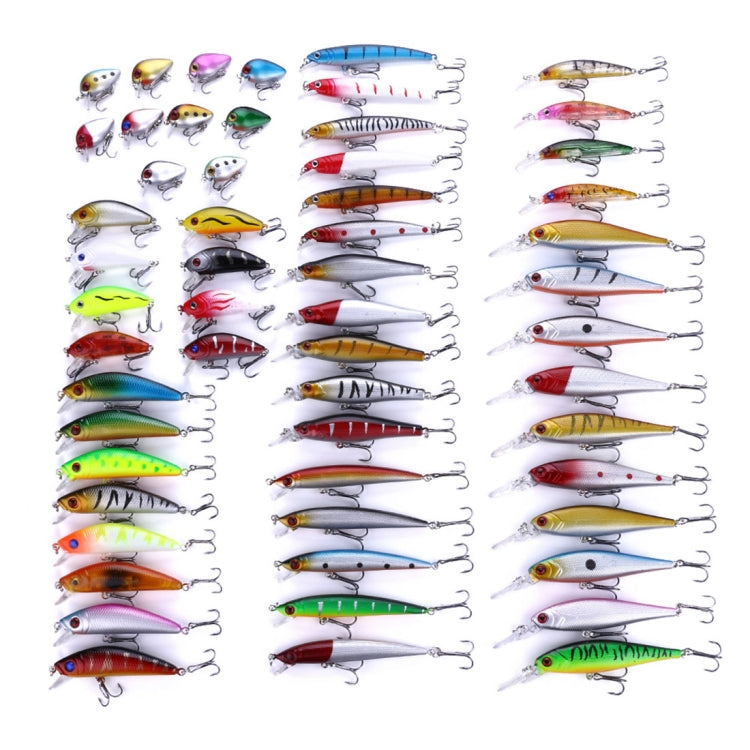 HENGJIA Set056 56 Pcs Señuelos De Pesca Lentejuelas Metalicas 3 A 10 Cm En Caja